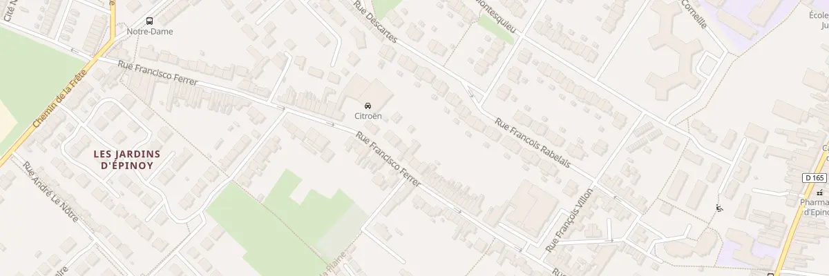 Plan du 330 Rue Francisco Ferrer à Carvin