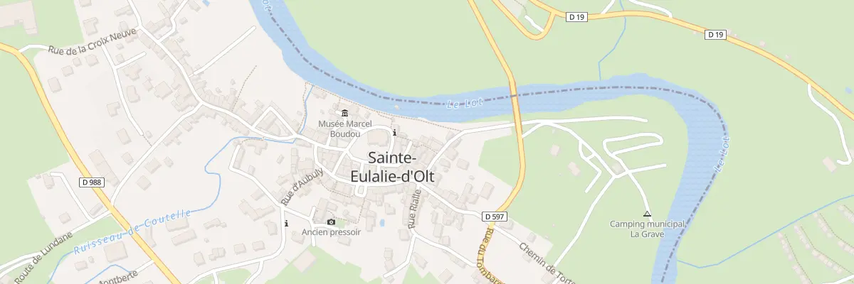 Plan du 5054A Sainte Eulalie d’Olt à Sainte-Eulalie-d’Olt