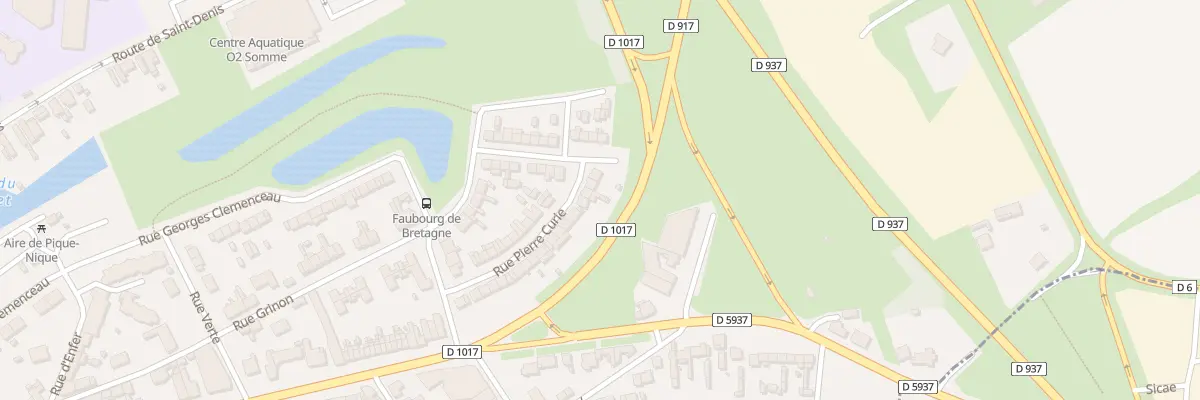 Plan du 30 Rue Pierre Curie à Péronne