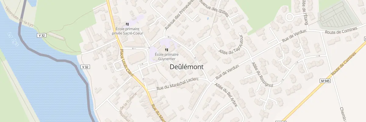 Plan du 15 Rue des Processions à Deûlémont