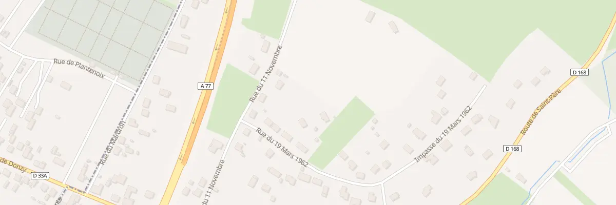 Plan du 20 Rue du 11 Novembre à Saint-Père