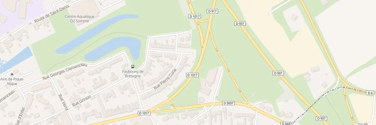Plan du 32 Rue Pierre Curie à Péronne