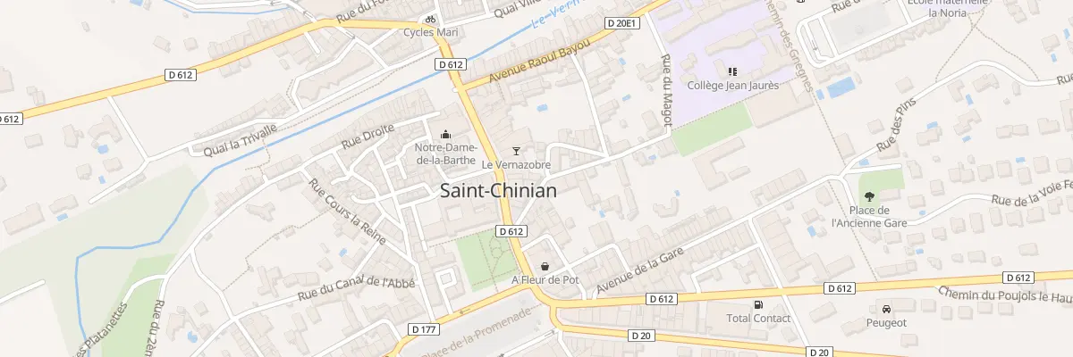 Plan du 11 Rue du Magot à Saint-Chinian