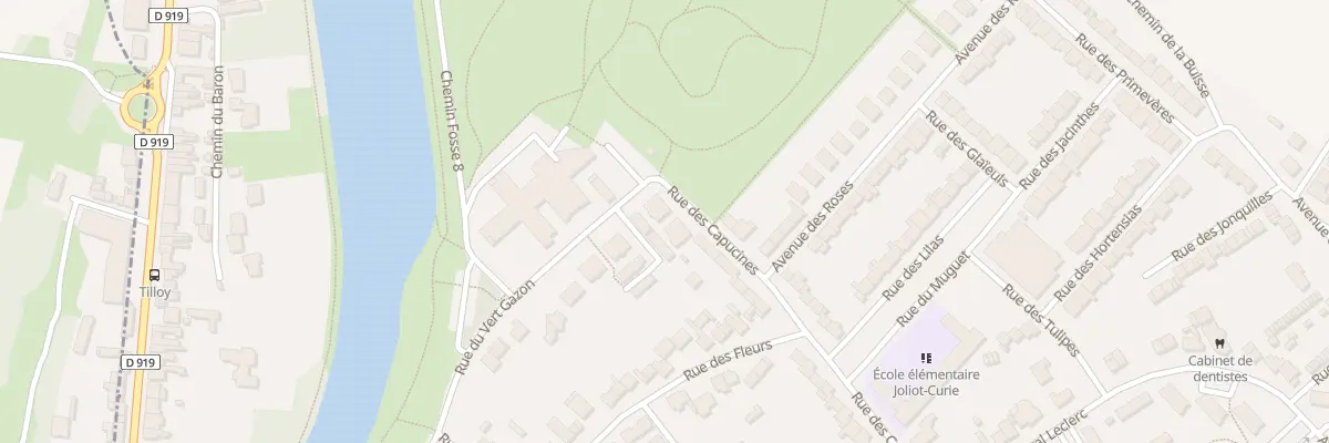 Plan du 35 Rue des Capucines à Courrières