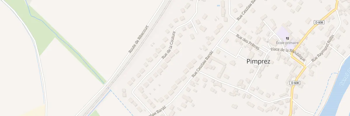 Plan du 384 Rue de la Couture à Pimprez