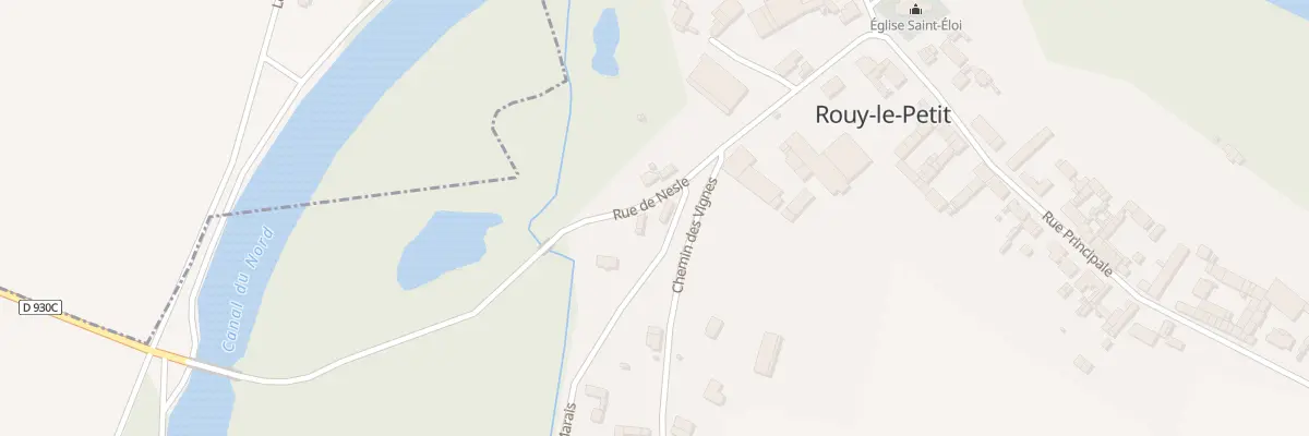 Plan du 4 Rue de Nesle à Rouy-le-Petit