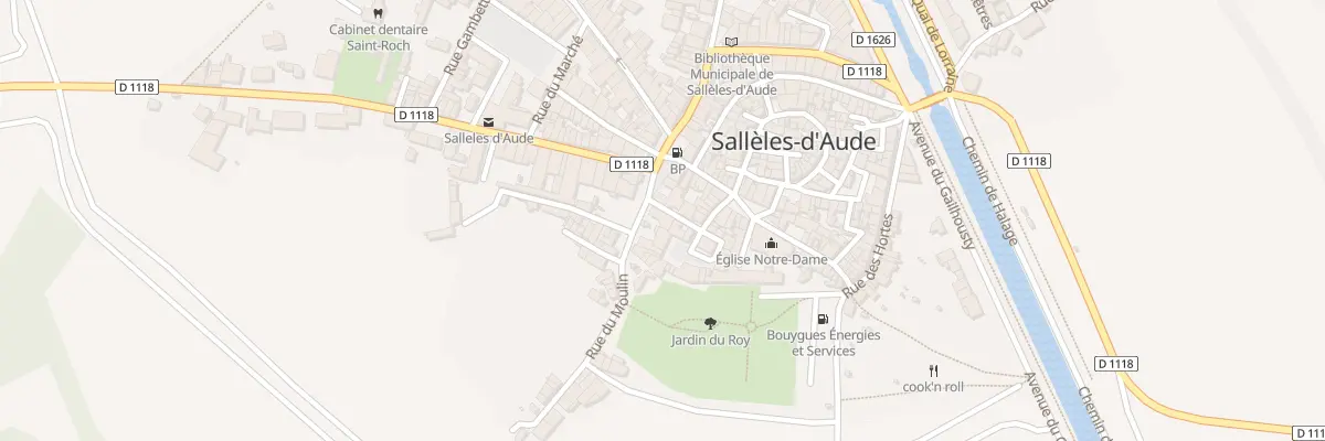 Plan du 2 Rue du Château à Sallèles-d’Aude