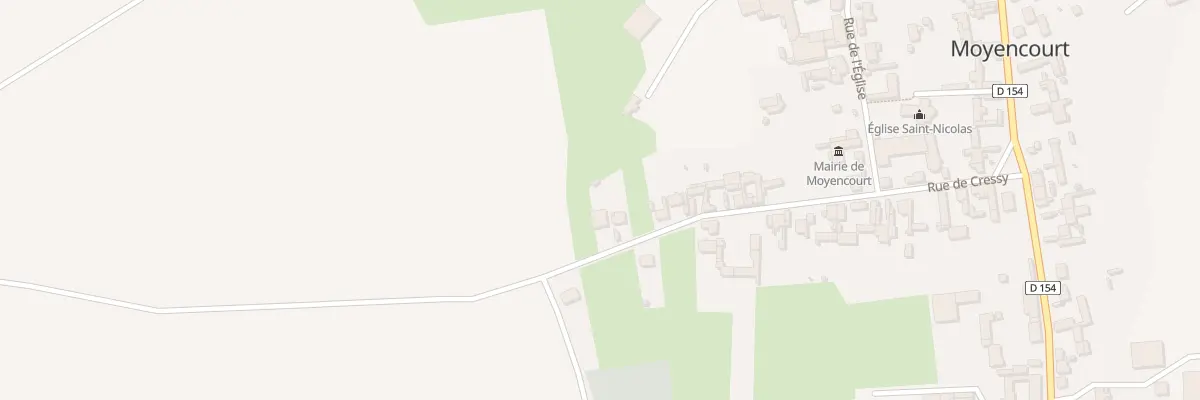 Plan du 24 Rue de Cressy à Moyencourt