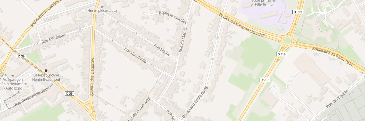 Plan du 118 Rue du Marais à Hénin-Beaumont