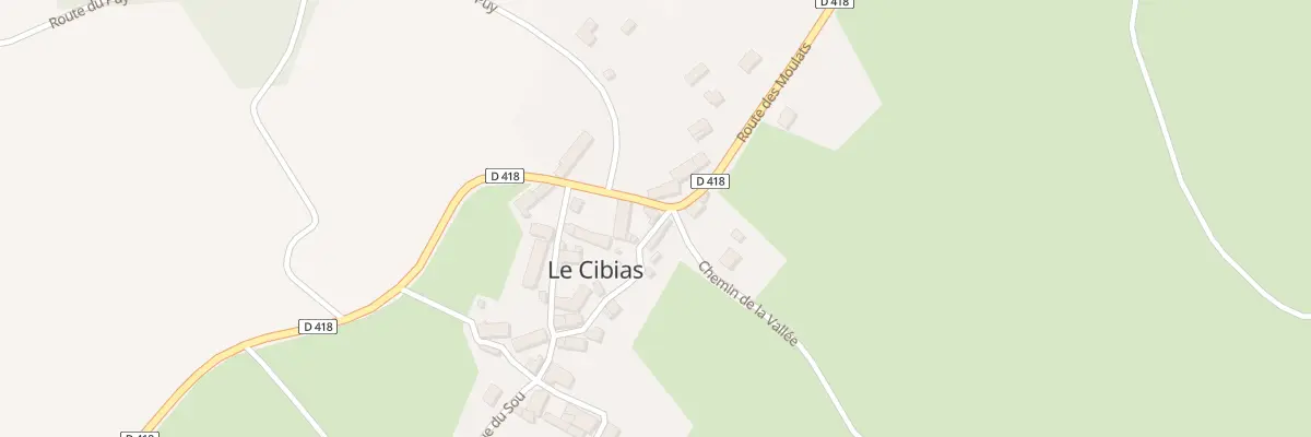 Plan du 3 Rte des Moulats - le Cibias à Saint-Angel