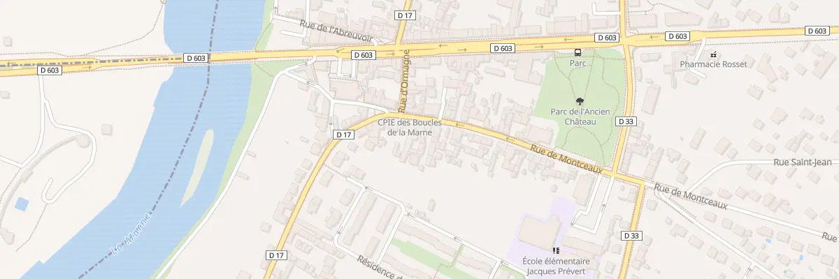 Plan du 4 Rue de Montceaux à Trilport