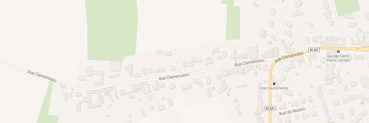 Plan du 92 Rue Clémenceau à Santes