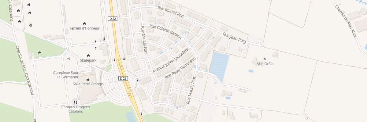 Plan du 11 Rue Péter Benenson à Cabestany