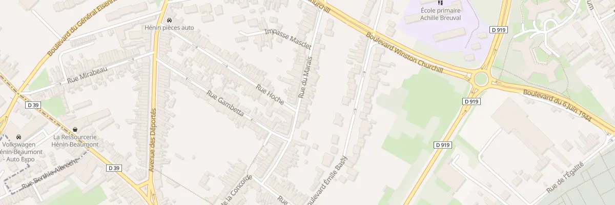 Plan du 136 Rue du Marais à Hénin-Beaumont