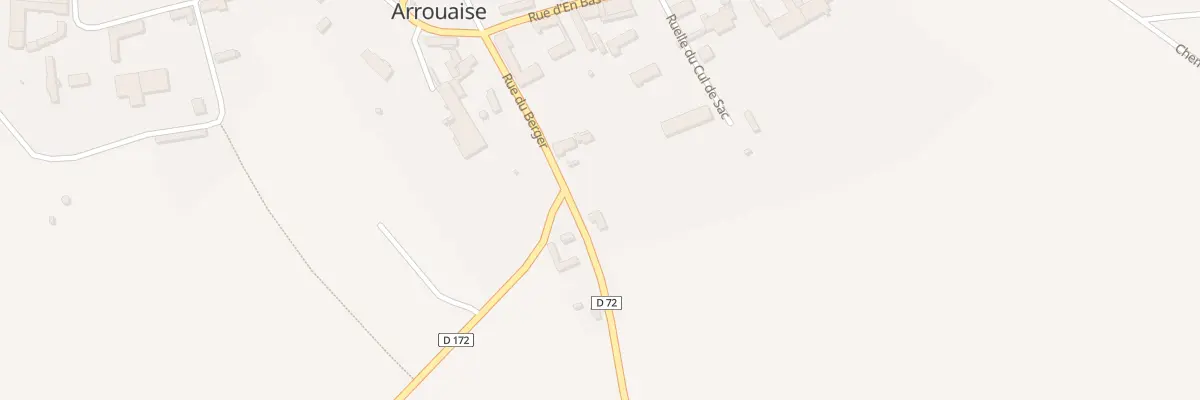 Plan du 3 Rue du Berger à Mesnil-en-Arrouaise
