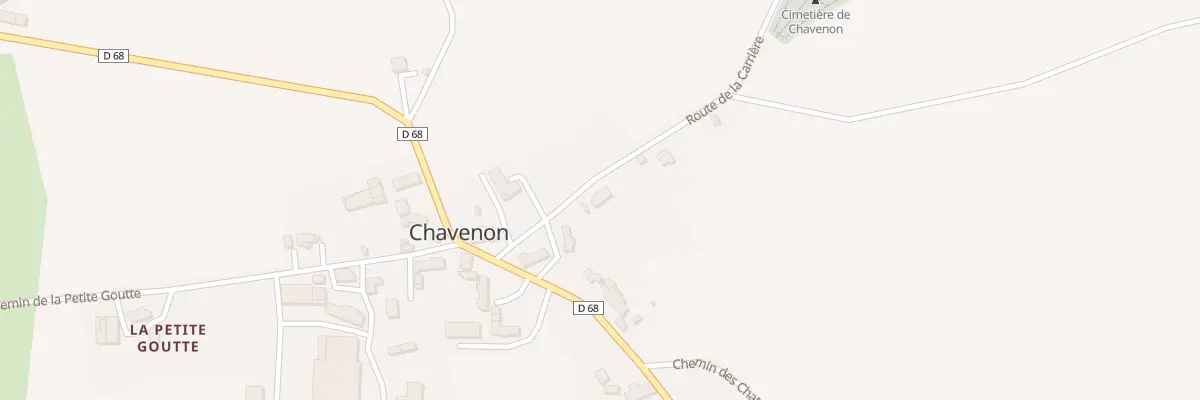 Plan du 5094 Le Bourg à Chavenon
