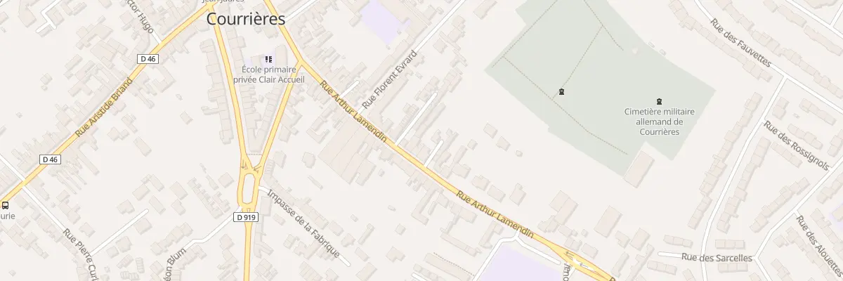 Plan du 31 Rue Arthur Lamendin à Courrières