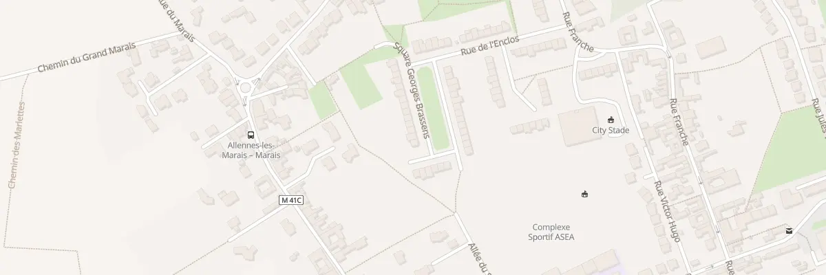 Plan du 26 Sq Georges Brassens à Allennes-les-Marais