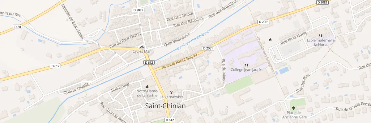 Plan du 24 Av Raoul Bayou à Saint-Chinian