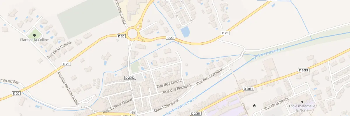 Plan du 5 Rue Mal de Lattre de Tassigny à Saint-Chinian
