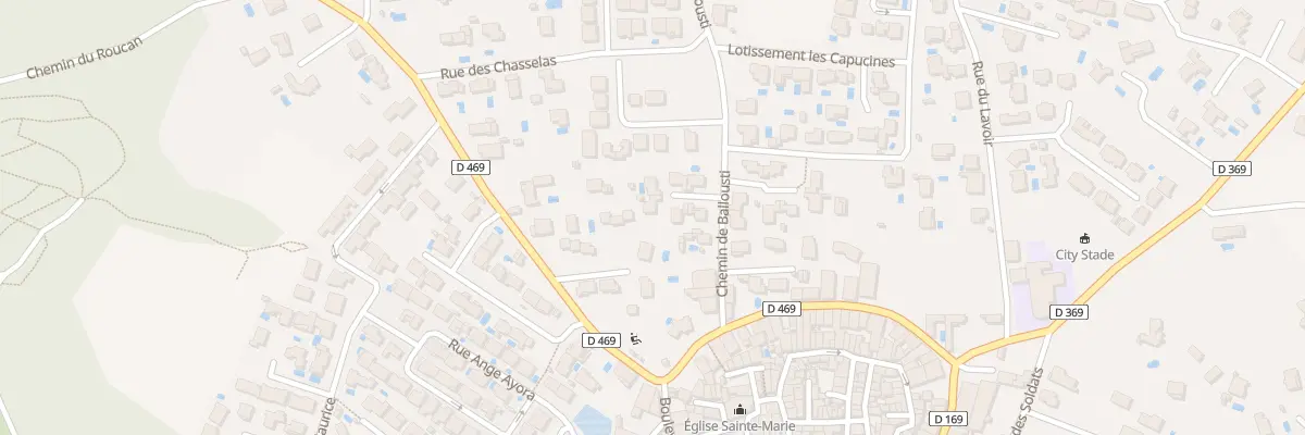Plan du 11 Rue de Baillousti à Moussan