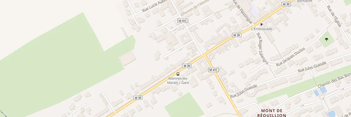 Plan du 77 Rue du Général De Gaulle à Allennes-les-Marais