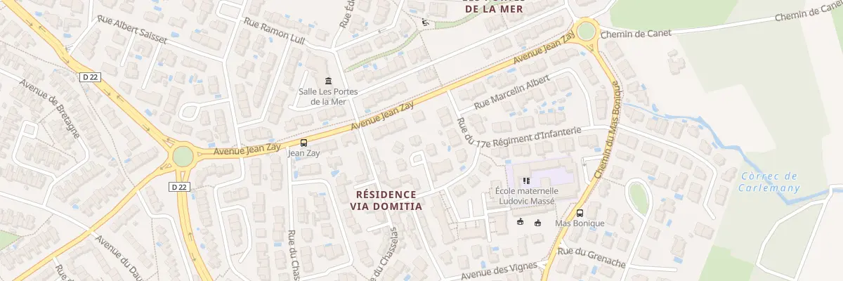 Plan du 61 Rue Via Bacchus Prolongée à Cabestany
