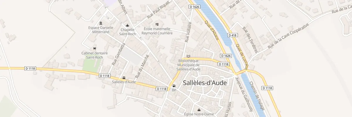 Plan du 4 Rue des Arts à Sallèles-d’Aude