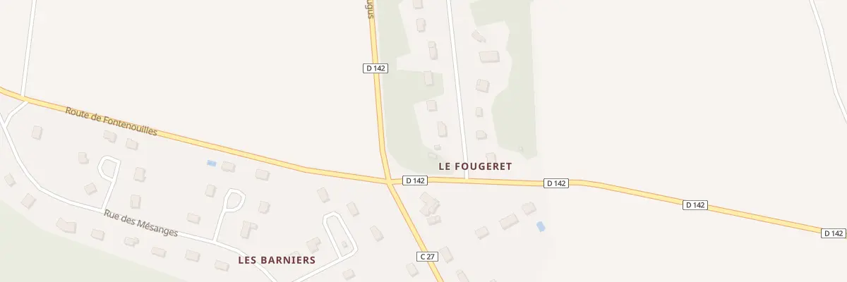 Plan du 20 Imp du Fougeret à Château-Renard
