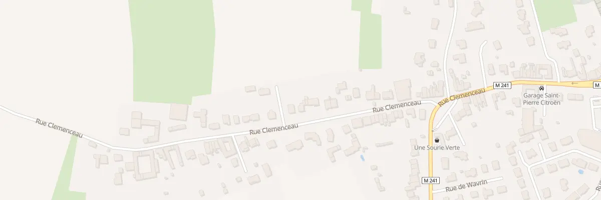 Plan du 90 Rue Clémenceau à Santes