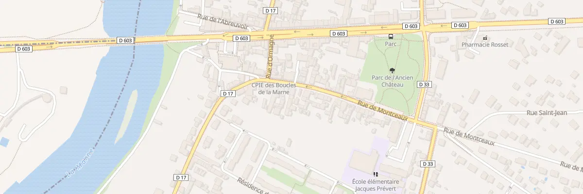 Plan du 22 Rue de Montceaux à Trilport