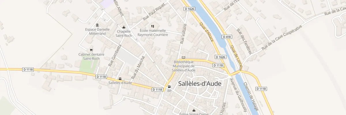Plan du 2 Rue des Arts à Sallèles-d’Aude