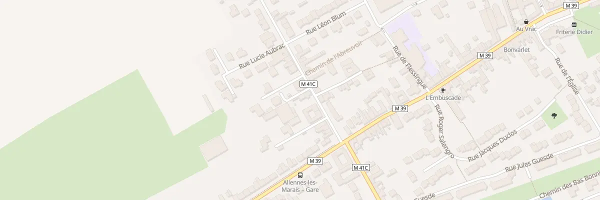 Plan du 11 Rue du Marais à Allennes-les-Marais