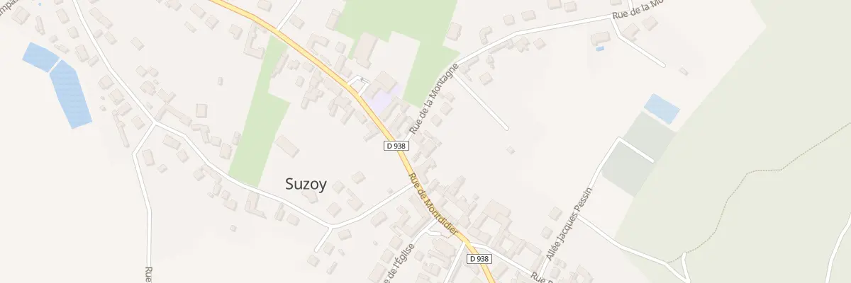 Plan du 30 Rue de la Montagne à Suzoy