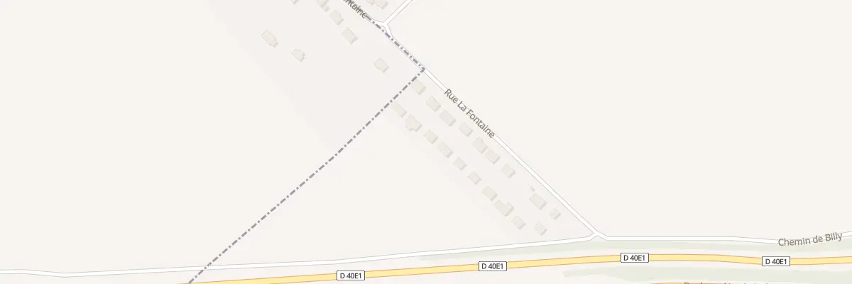 Plan du 1042 Rue la Fontaine à Hénin-Beaumont