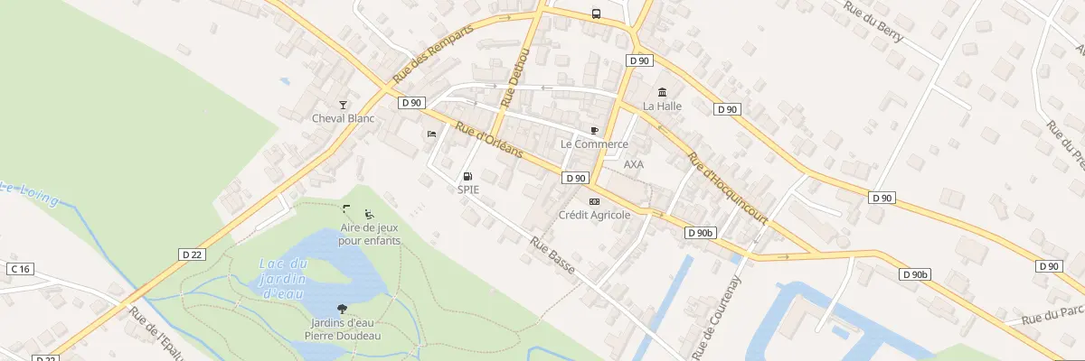 Plan du 7 Rue d’Orléans à Bléneau