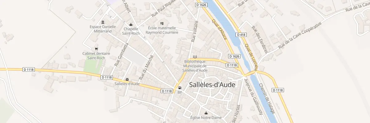 Plan du 6 Rue des Arts à Sallèles-d’Aude