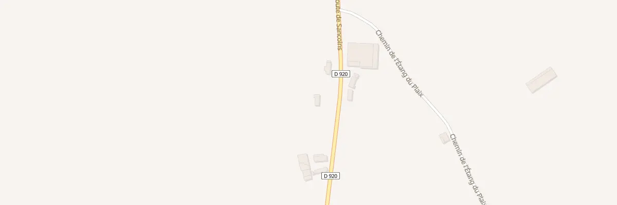Plan du 18 Rte de Sancoins à La Chapelle-Hugon