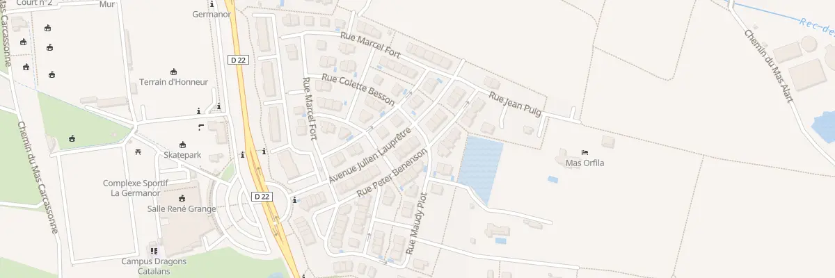 Plan du 15A Rue Péter Benenson à Cabestany