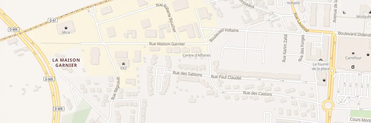 Plan du 34 Rue des Sablons à Montereau-Fault-Yonne