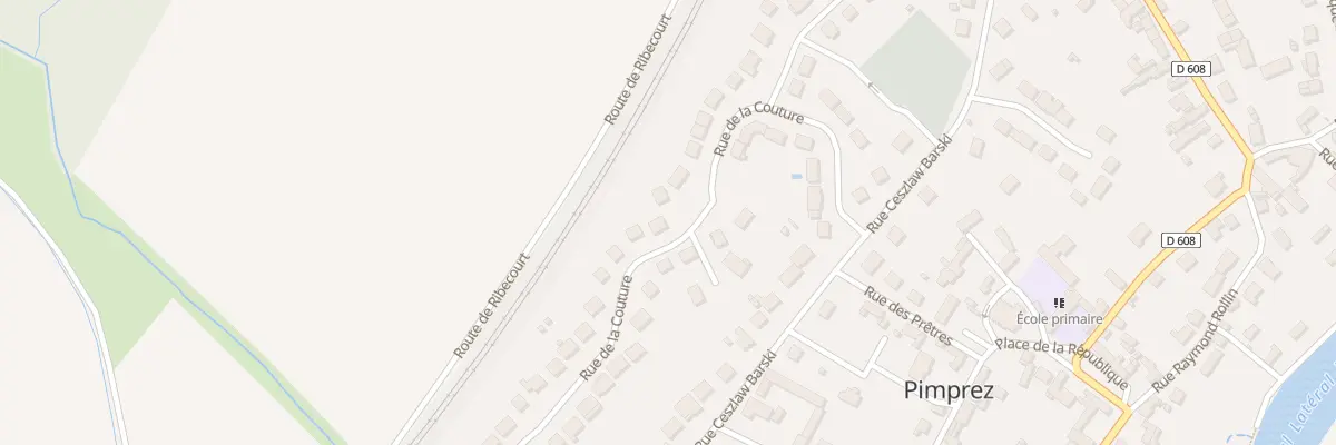 Plan du 277 Rue de la Couture à Pimprez