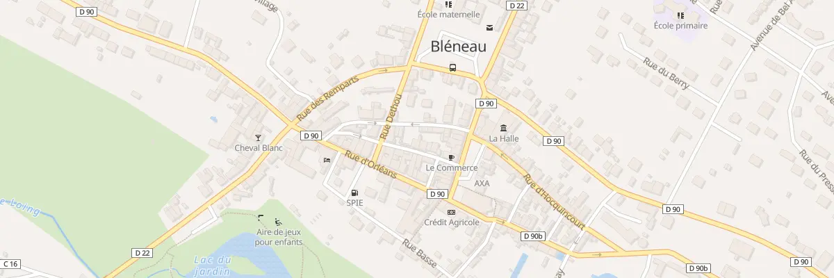 Plan du 236 Le Village à Bléneau
