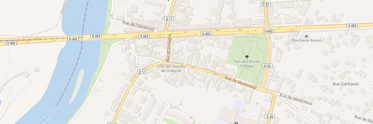 Plan du 3 Rue de Montceaux à Trilport