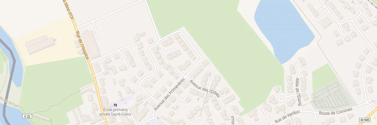 Plan du 12 Av des Primevères à Deûlémont
