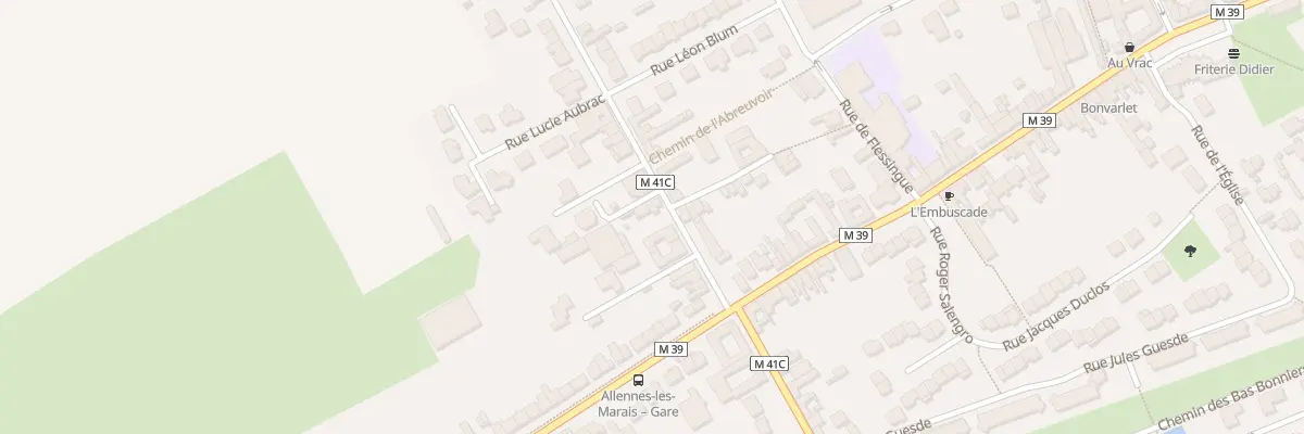 Plan du 9 Rue du Marais à Allennes-les-Marais
