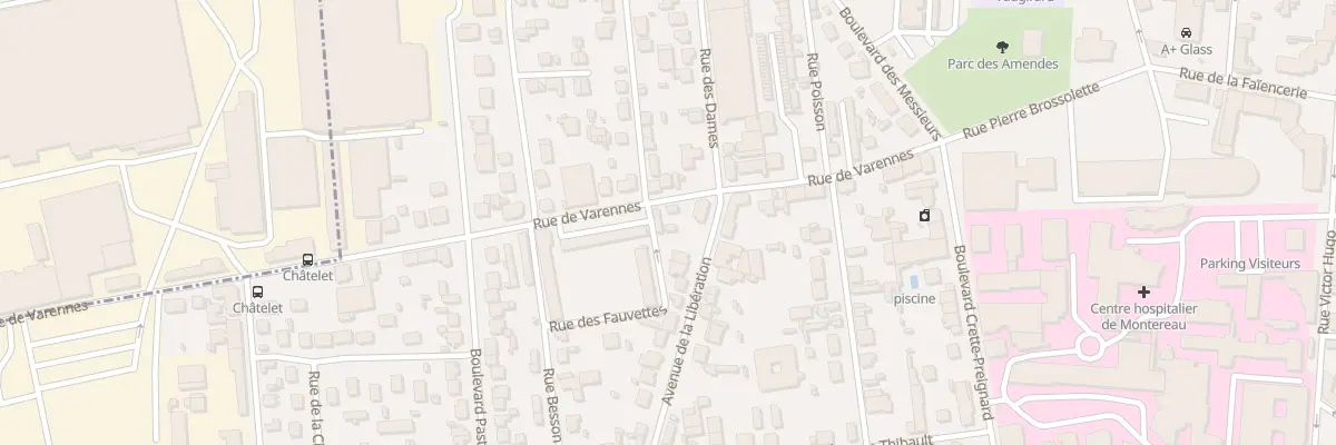 Plan du 19 Rue de Varennes à Montereau-Fault-Yonne