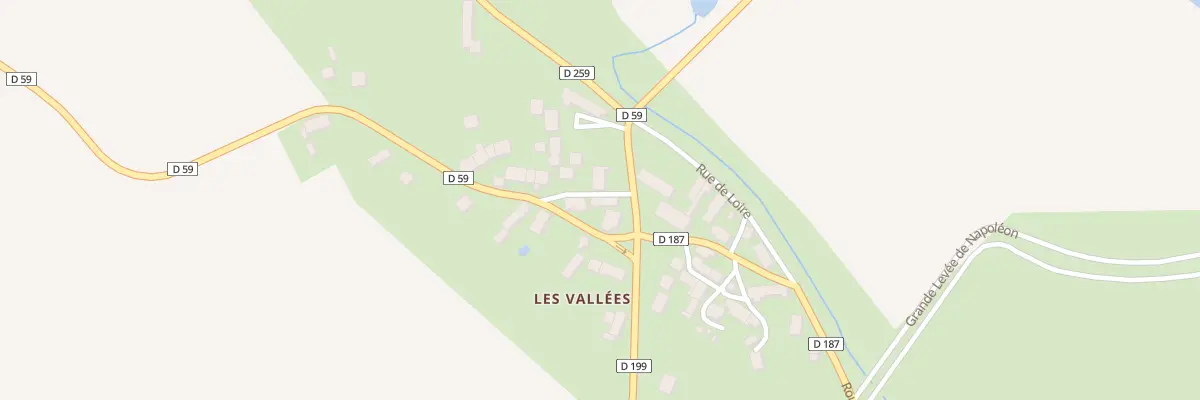 Plan du 110 Les Vallees à Couargues