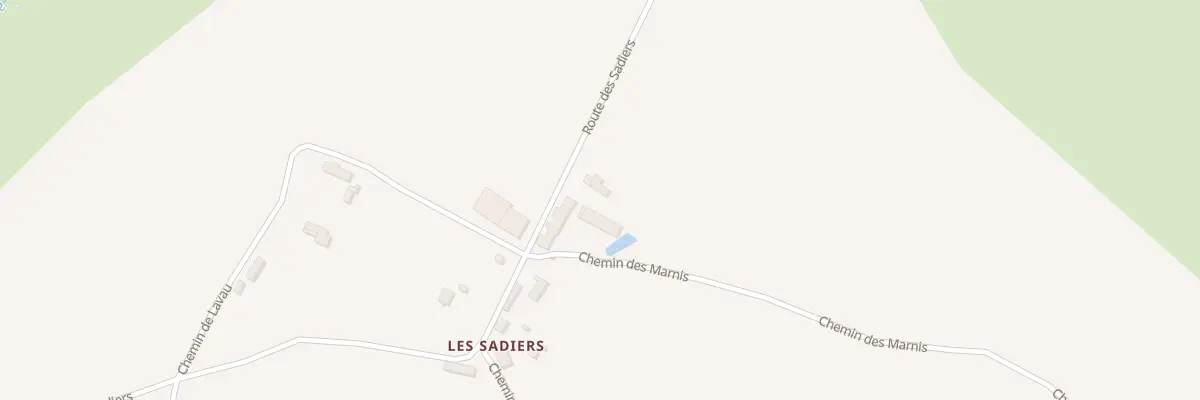 Plan du 10 Rte des Sadiers à Faverelles
