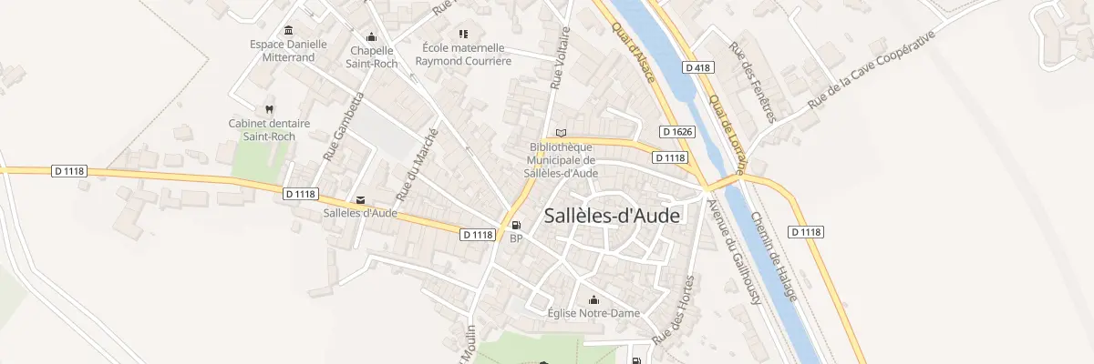 Plan du 7 Rue des Arts à Sallèles-d’Aude