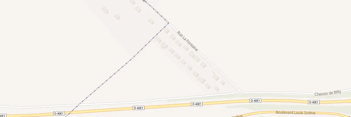 Plan du 1072 Rue la Fontaine à Hénin-Beaumont